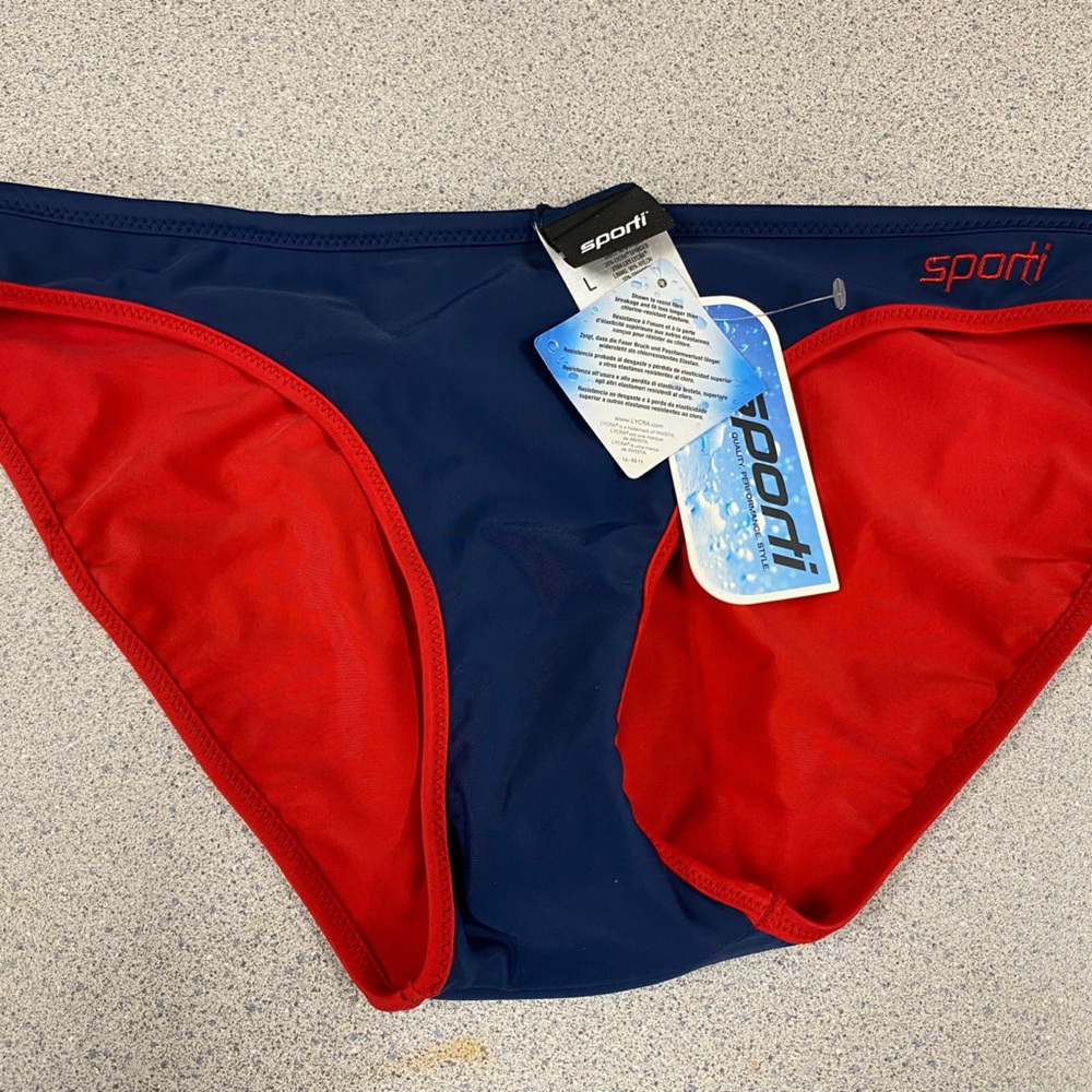 Sporti Active Hipster Women’s Swimsuit Bathing Suit Bikini Bottoms- Large